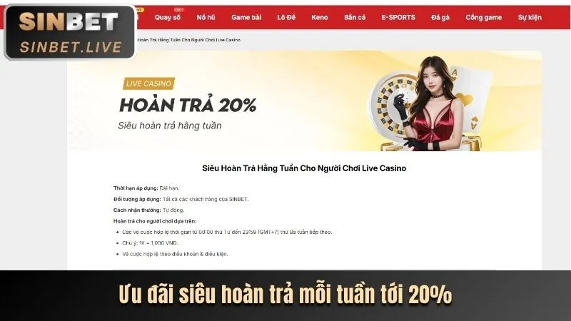 Hoàn trả casino HB88